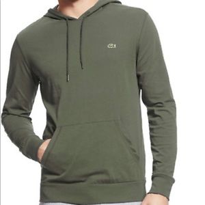 Men’s hooded long sleeve Lacoste shirt